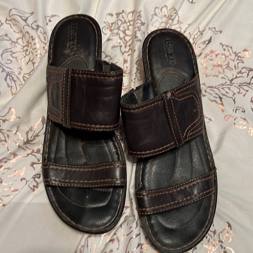 Black born sandals